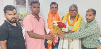 युवा कांग्रेस प्रदेश महासचिव राकेश साहू ने नव-निर्वाचित जुस्को यूनियन पदाधिकारियों को दी बधाई