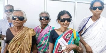 आनंद मार्ग एवं पूर्णिमा नेत्रालय के सहयोग से 5 मोतियाबिंद रोगियों का फेको सर्जरी किया गया