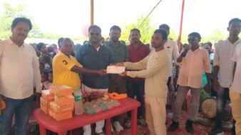 मासंत पर्व पर नकटी में दो दिवसीय छऊ नृत्य सह मेला का हुआ समापन