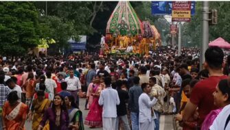 रथ यात्रा को लेकर सुरक्षा व्यवस्था और भीड़ नियंत्रण के लिए जगह-जगह पुलिस बलों की तैनाती
