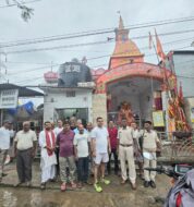 मानगो एन एच 33 राम लक्ष्मण हनुमान मंदिर चोरी । माइक सेट और नगद रुपए ले भागे चोर ।