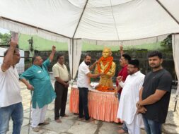 शहीद खुदीराम बोस के शहादत दिवस पर जिलाध्यक्ष आनंद बिहारी दुबे ने दी श्रद्धांजलि