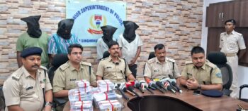 बिष्टुपुर लूट और फायरिंग कांड का खुलासा, चार अपराधी गिरफ्तार, 10.69 लाख रुपये बरामद
