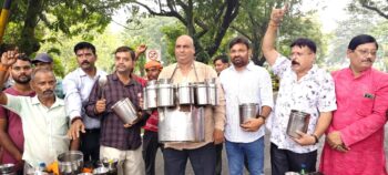 जुबिली पार्क में झाल मुढ़ी बेचने वालों पर जुस्को कर्मियों की गुंडागर्दी पर भाजपा का हल्ला बोल, आंदोलन की दी चेतावनी