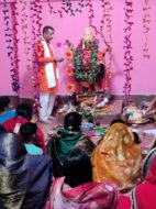 काण्ड्रा रेल परिसर में माँ काली की भव्य पूजा सम्पन्न, शांति पूर्वक हुआ प्रतिमा विसर्जन