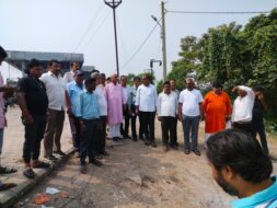 सरयू राय ने किया घाटों का भ्रमण