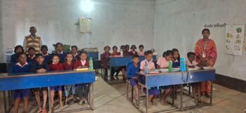 यूपीएस पलन में 100% बच्चों की उपस्थिती