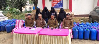 जामताड़ा पुलिस ने 210 पेटी नकली विदेशी शराब जब्त की, चार गिरफ्तार