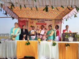पद्मावती जैन सरस्वती शिशु विद्या मंदिर में सप्तशक्ति संगम कार्यक्रम का आयोजन