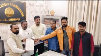 टाटा पावर मजदूर यूनियन ने उप श्रमायुक्त को सौंपा 8 सूत्री मांग पत्र