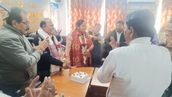 अनुसेवी नरेश कुमार के सेवानिवृत्ति पर सम्मान समारोह आयोजित