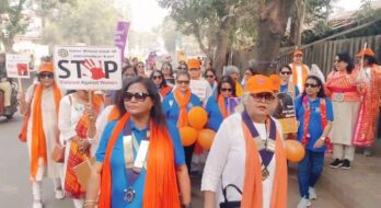 जमशेदपुर | इनर व्हील क्लब द्वारा बाल यौन शोषण और महिलाओं पर अत्याचार के खिलाफ जागरूकता रैली