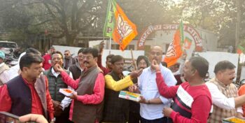 नितिन नबीन के राष्ट्रीय अध्यक्ष बनने पर भाजपा कार्यकर्ताओं में उत्साह, लड्डू बांटकर मनाया जश्न