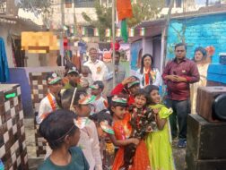 धतकीडीह मुखी बस्ती में धूमधाम से मना 77वां गणतंत्र दिवस