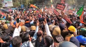 कानून-व्यवस्था को लेकर भाजपा का आक्रोश, पूर्णिमा दास साहू के नेतृत्व में SSP कार्यालय का घेराव