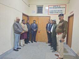 जामताड़ा में ईवीएम-वीवीपैट वेयरहाउस का मासिक निरीक्षण