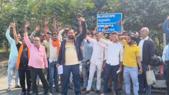 जमशेदपुर में ट्रेलर चालकों का आक्रोश, ब्लू स्कोप पार्किंग में जोरदार प्रदर्शन