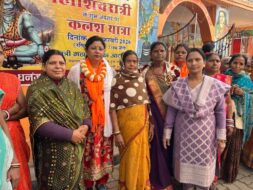 शंकोसाईं–केदार बागान–जेपी स्कूल क्षेत्र में एनडीए महापौर प्रत्याशी संध्या सिंह की पदयात्रा