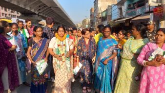 जनसंपर्क अभियान में लक्की सिंह का तूफानी दौरा , स्वच्छ और विकसित मानगो बनाने का दिया भरोसा