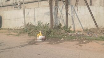 कृष्णापुर औद्योगिक क्षेत्र में बड़ा खतरा टला, जलते सिलेंडर को सड़क पर फेंकने से मची दहशत