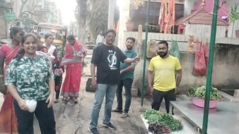 रवि शंकर का डोर-टू-डोर जनसंपर्क अभियान जोरदार
