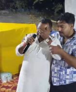 मानगो चुनावी सभा में भावुक हुए पूर्व मंत्री, मंच पर छलके आंसू