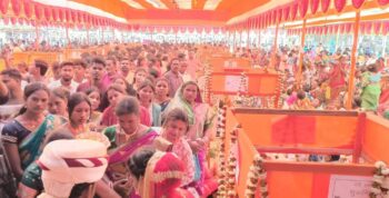 बहरागोड़ा में 10वें सामूहिक विवाह समारोह हिंदू रीति-रिवाज से हुआ संपन्न