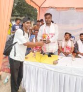 सानो मुखी की पुण्यतिथि पर फुटबॉल प्रतियोगिता आयोजित
