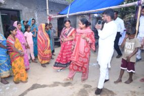 हरियाणा हादसे के बाद पीड़ित परिवारों के बीच पहुंचे विधायक संजीव सरदार