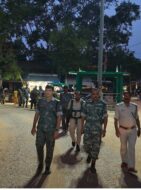 बकरीद को लेकर नीमडीह पुलिस सतर्क, झिमड़ी और सिन्दूरपुर में निकाला गया फ्लैग मार्च