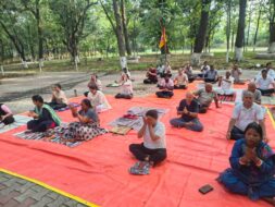 महिला पतंजलि योग समिति द्वारा पांच दिवसीय योग शिविर का आयोजन