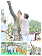 मुख्यमंत्री हेमन्त सोरेन ने झारखंड आंदोलन के अग्रणी नेता स्व० दुर्गा सोरेन को दी भावपूर्ण श्रद्धांजलि