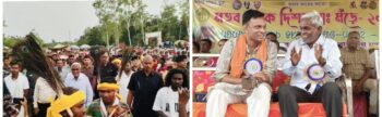बंगाल जीत के बाद झारग्राम पहुंचे चम्पाई सोरेन का हुआ ऐतिहासिक स्वागत