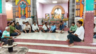 देवस्नान एवं रथयात्रा धार्मिक उत्सव की तैयारी को लेकर बोलानी के विष्णु मंदिर मे बैठक संपन्न