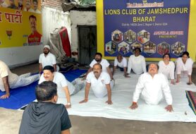 लायंस क्लब भारत ने योग शिविर लगाकर मनाया अंतर्राष्ट्रीय योग दिवस