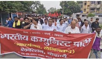 झारखंड आंदोलनकारी सा विस्थापित नेता राजू दुबे हुए भाकपा माले में शामिल।