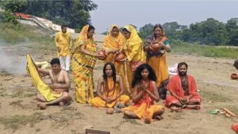 जमशेदपुर में 48 घंटे की अखंड धूनी तपस्या शुरू, विश्व कल्याण के लिए साधना में जुटा किन्नर अखाड़ा