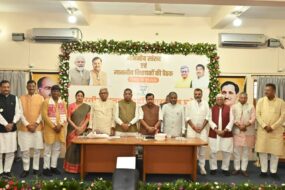 रांची में भाजपा अध्यक्ष नितिन नवीन का भव्य स्वागत नितिन नवीन का भव्य स्वागत