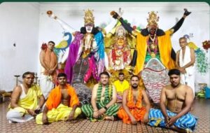 सरायकेला मौसीबाड़ी में दिखे विष्णु के भव्य अवतार