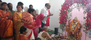 जमशेदपुर में श्रद्धा और भक्ति के साथ मनाई गई मां विपदतारिणी पूजा, विधायक मंगल कालिंदी ने की पूजा-अर्चना