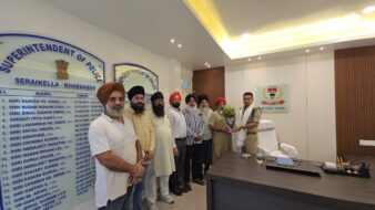 सरायकेला एसपी से मिला सीजीपीसी प्रतिनिधिमंडल, समाज को सहयोग का दिया आश्वासन