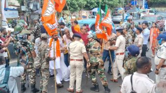 कांग्रेस कार्यालय के बाहर BJP का प्रदर्शन, राहुल गांधी पर गंभीर आरोप कांग्रेस