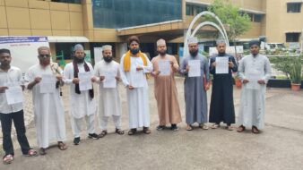पैगंबर मोहम्मद साहब पर कथित आपत्तिजनक टिप्पणी के विरोध में तंजीम अहल-ए-सुन्नत व जमात ने सौंपा ज्ञापन