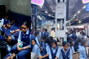 मंगला एक्सप्रेस की ट्रेन की पेंट्री का खाना स्कूली बच्चों को पड़ा भारी, 20 छात्र बीमार