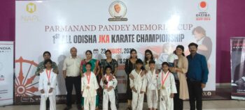 बड़बिल-दो दिवसीय ऑल ओडिशा जेकेए कराटे चैंपियनशिप आयोजित