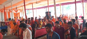 तारापुर में शुरू हुआ बोल बम सेवा ट्रस्ट, जमशेदपुर का निःशुल्क सेवा शिविर