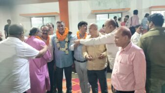 मिथिला सांस्कृतिक परिषद के चुनाव में जीत मिलने पर सुरेश झा का किया गया भव्य स्वागत