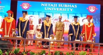 नेताजी सुभाष विश्वविद्यालय का चौथा दीक्षांत समारोह संपन्न, राज्यपाल ने मेधावियों को किया सम्मानित