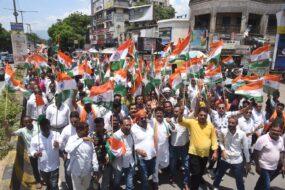 भाजपा की तिरंगा यात्रा से तिरंगामय हुई लौहनगरी, भारत माता के जयघोष से गूंजा शहर, हजारों राष्ट्रभक्तों ने हाथों में तिरंगा लेकर मनाया आजादी का जश्न, स्वतंत्रता सेनानियों के शौर्य को किया नमन