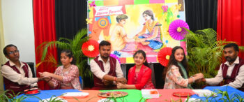 *शेन इंटरनेशनल स्कूल में राखी के रंगों से सजा भाईचारे का संदेश